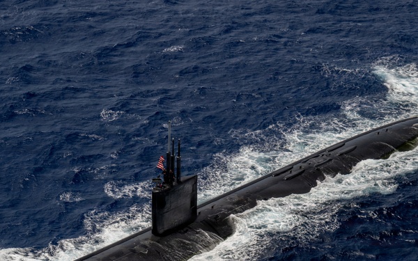 USS Theodore Roosevelt leads group sail during RIMPAC 2026