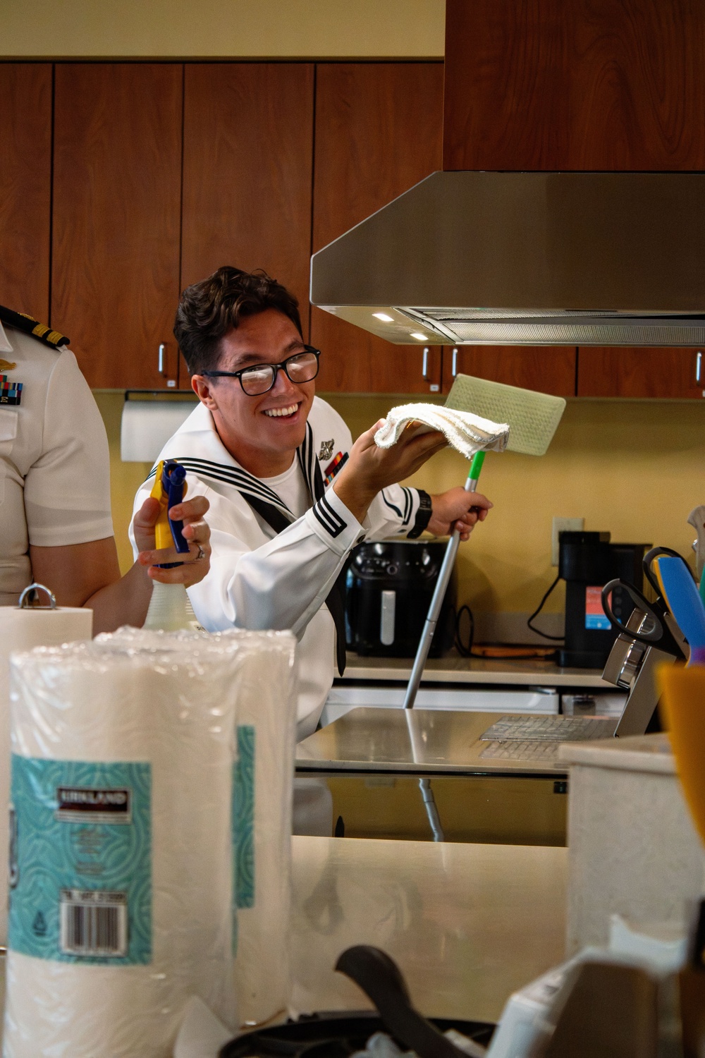 Service Members Volunteer at Ronald McDonald House During Fleet Week