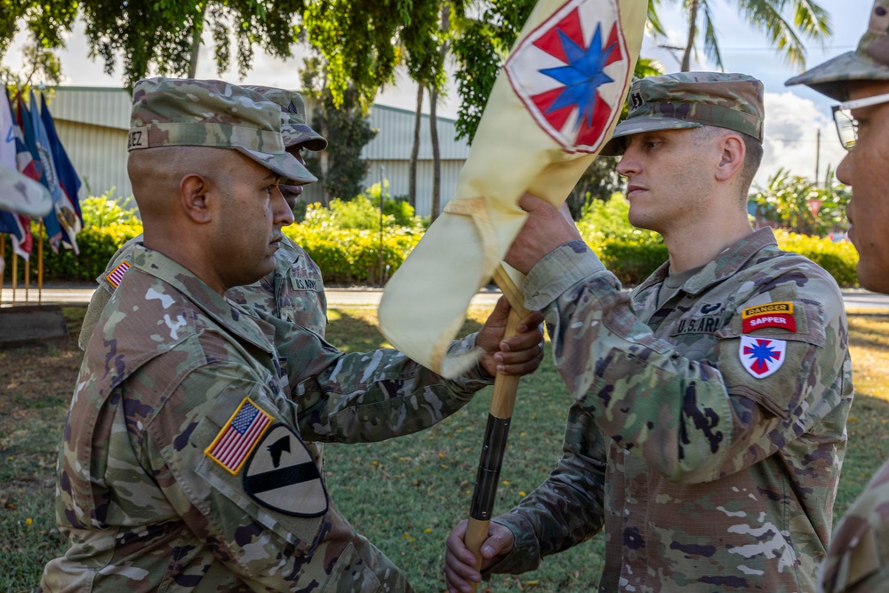 8th Special Troops Battalion, Headquarters and Headquarters Company Change of Command ceremony