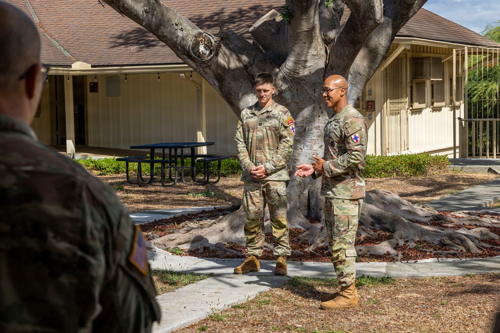 8th Special Troops Battalion, Headquarters and Headquarters Company Change of Command ceremony