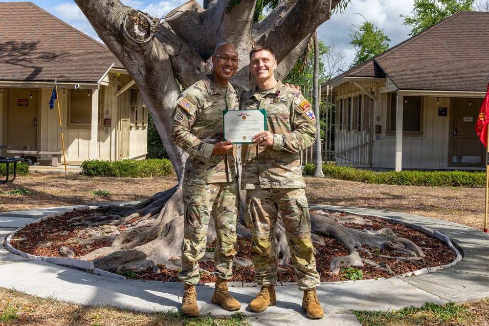 8th Special Troops Battalion, Headquarters and Headquarters Company Change of Command ceremony