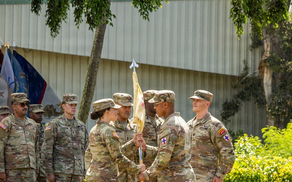 8th Special Troops Battalion, Headquarters and Headquarters Company Change of Command ceremony