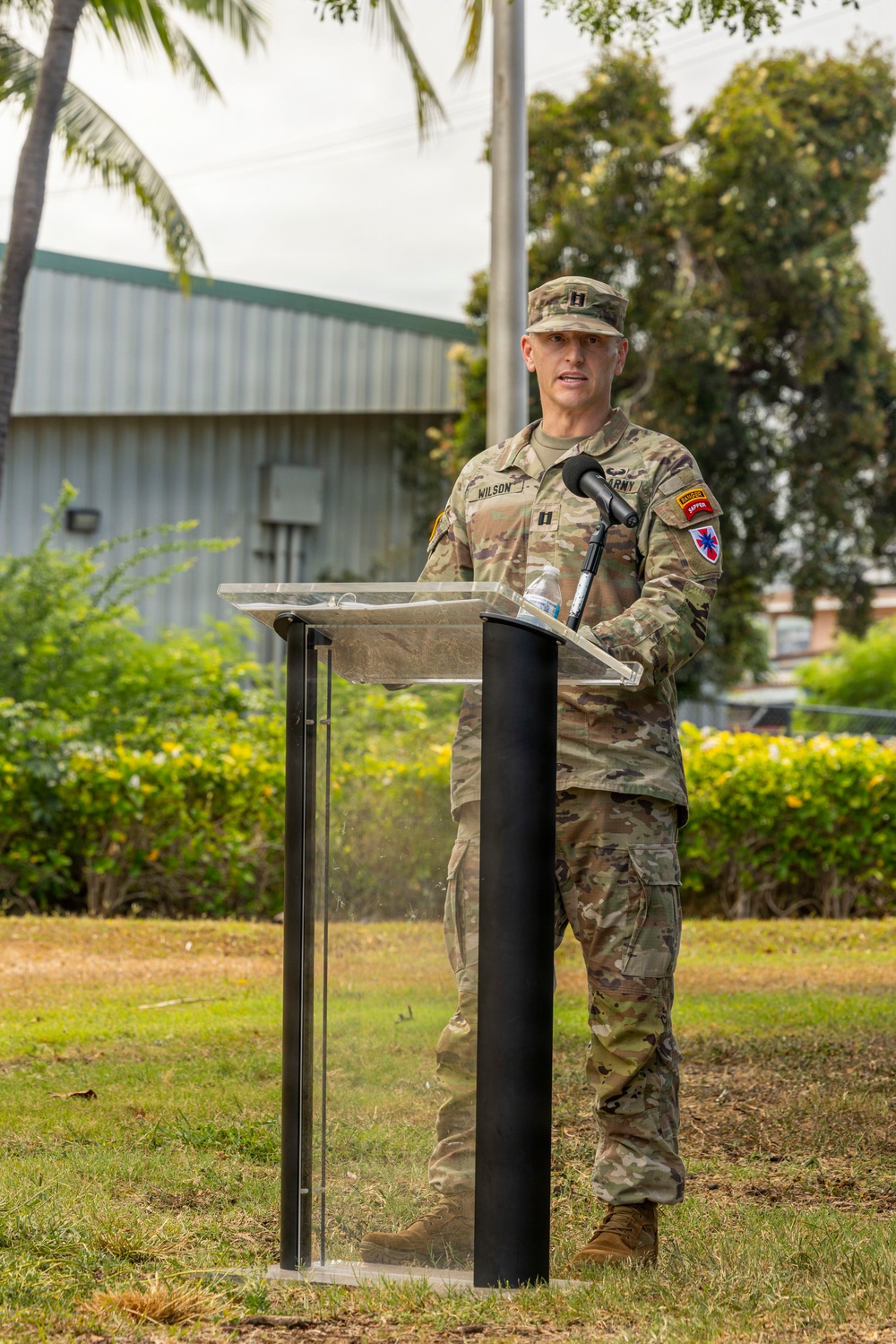8th Special Troops Battalion, Headquarters and Headquarters Company Change of Command ceremony