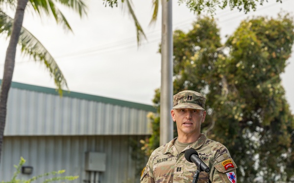 8th Special Troops Battalion, Headquarters and Headquarters Company Change of Command ceremony
