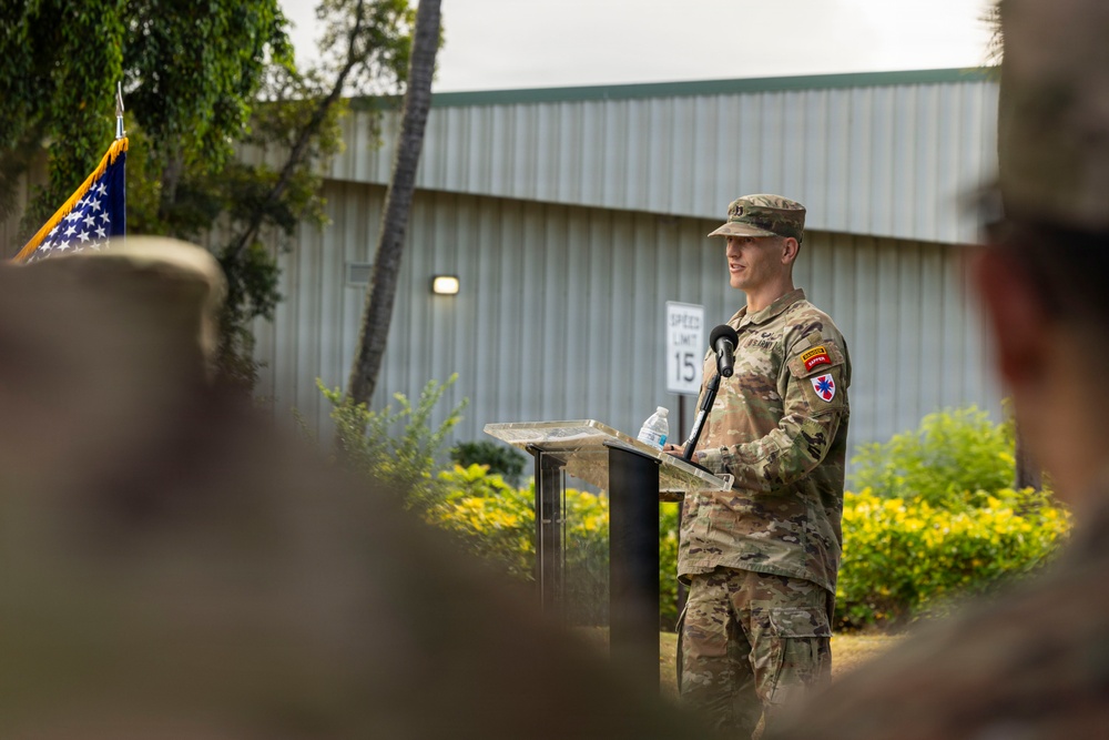 8th Special Troops Battalion, Headquarters and Headquarters Company Change of Command ceremony