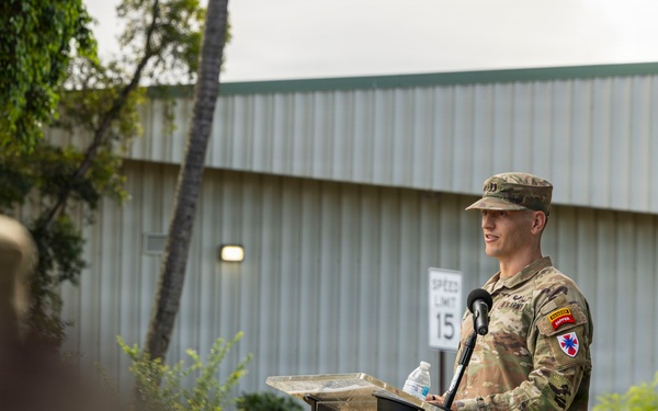 8th Special Troops Battalion, Headquarters and Headquarters Company Change of Command ceremony