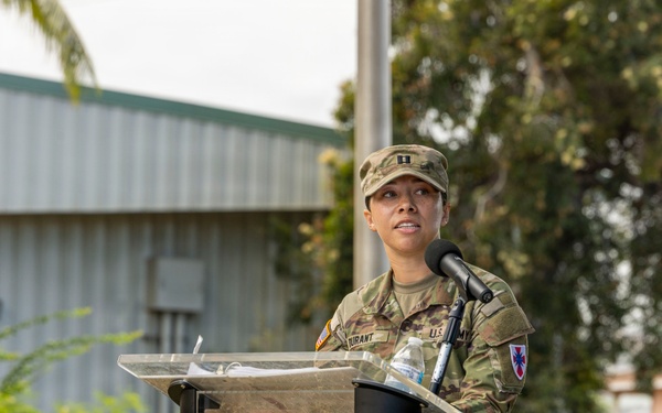 8th Special Troops Battalion, Headquarters and Headquarters Company Change of Command ceremony