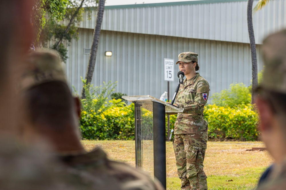8th Special Troops Battalion, Headquarters and Headquarters Company Change of Command ceremony