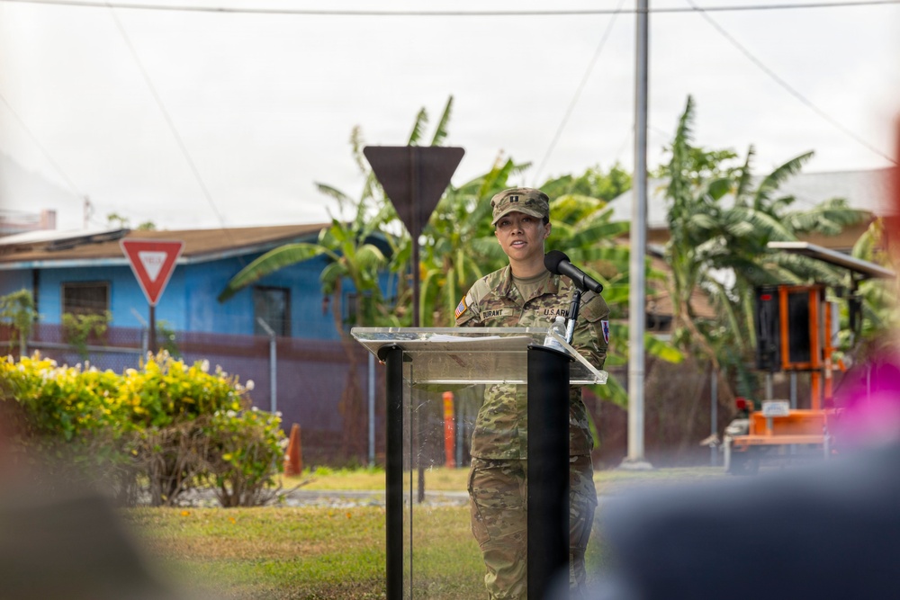 8th Special Troops Battalion, Headquarters and Headquarters Company Change of Command ceremony