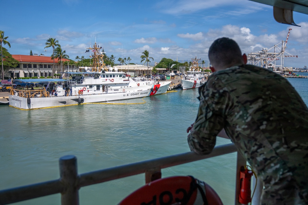U.S. Coast Guard cutter USCGC Kimball visits Honolulu during RIMPAC 2026