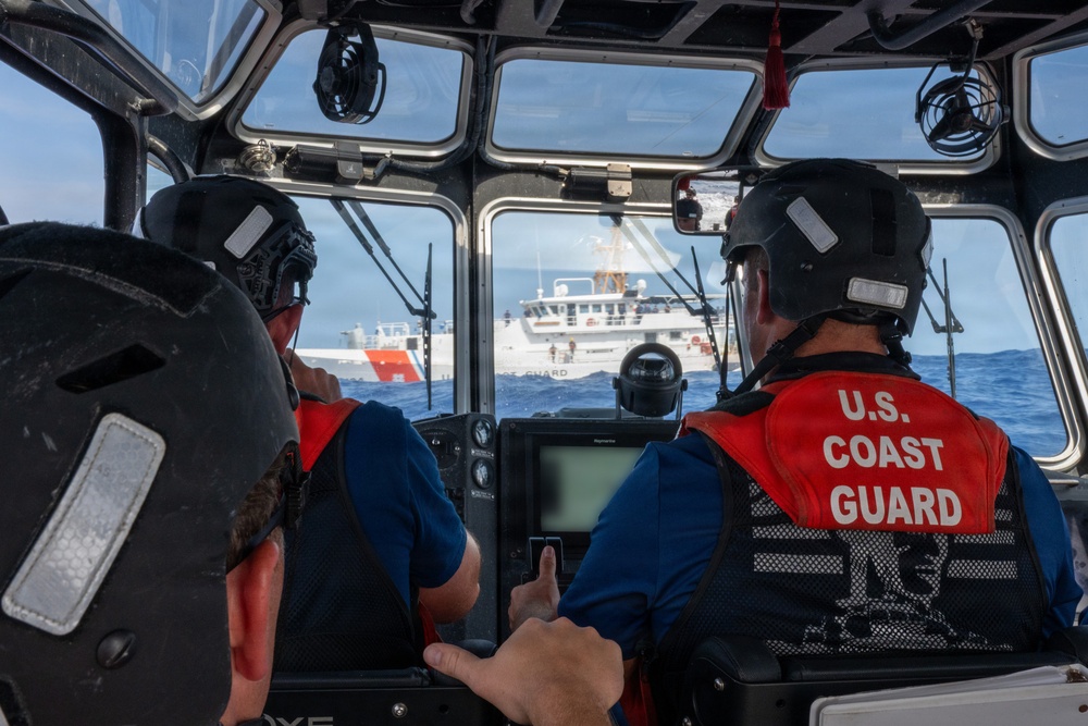 U.S. Coast Guardsmen conduct training during RIMPAC 2026