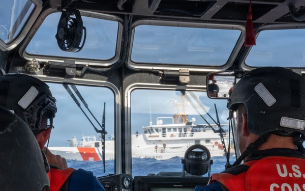 U.S. Coast Guardsmen conduct training during RIMPAC 2026