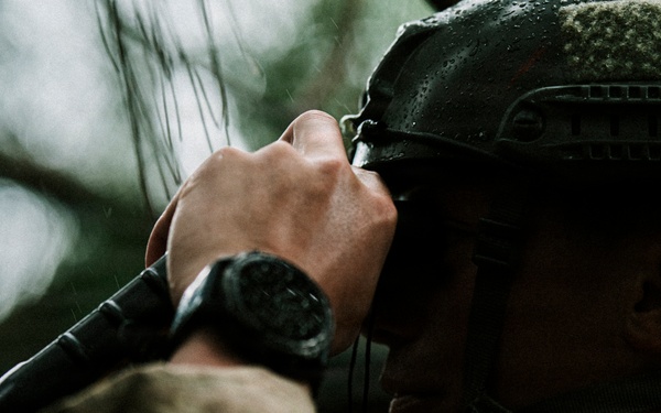 Royal New Zealand Navy EOD technicians participate in dismounted response drill