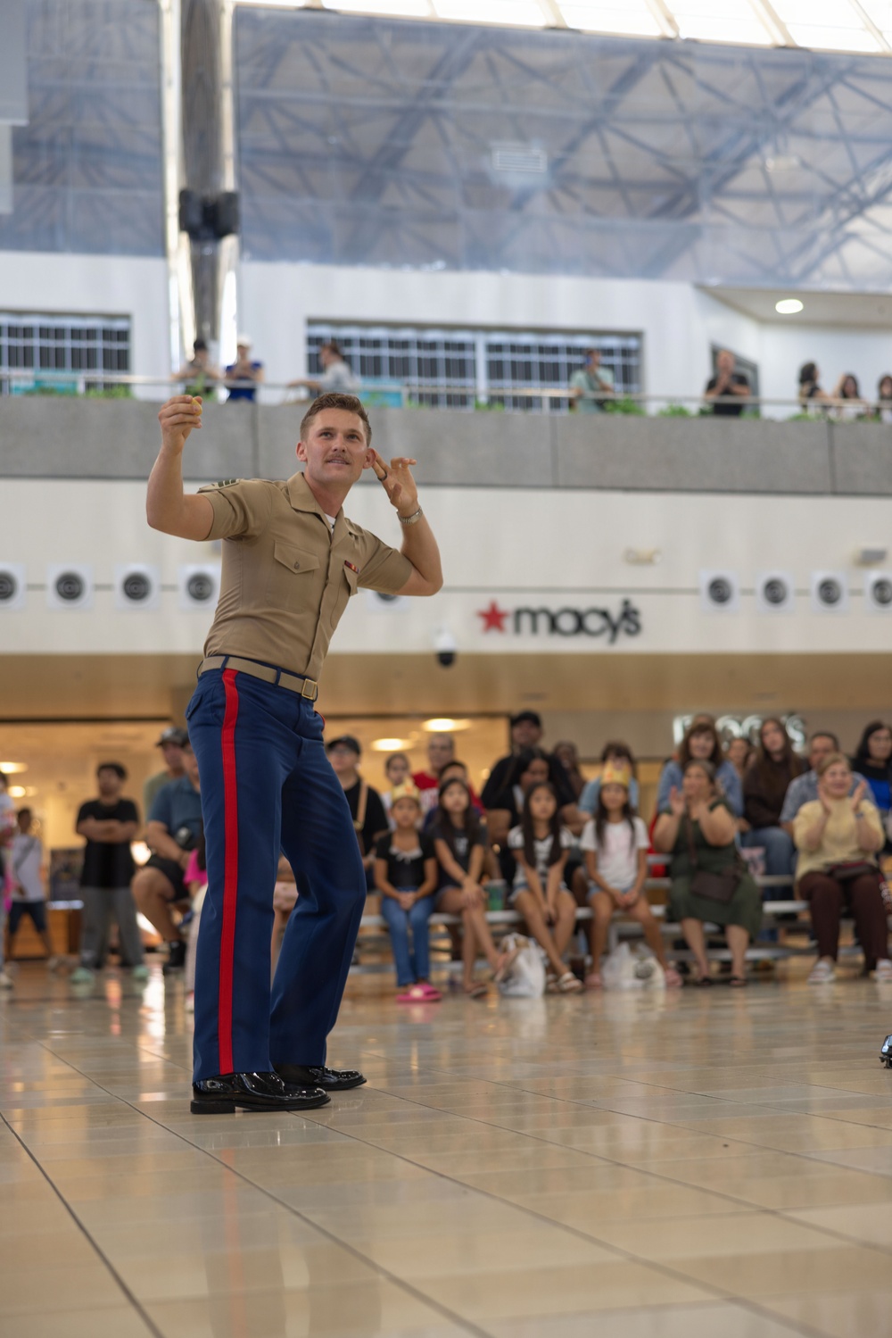 MARFORPAC Marines perform for the 82nd Liberation Day anniversary