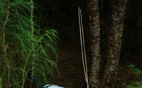 Royal New Zealand Navy EOD technicians participate in dismounted response drill