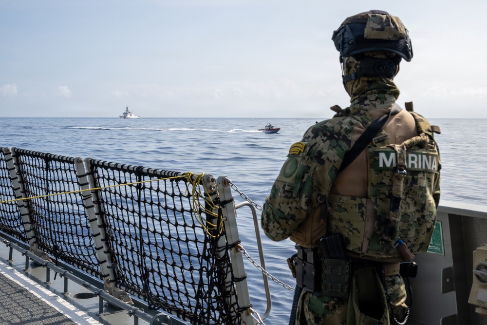 U.S. Coast Guard trains during RIMPAC 2026