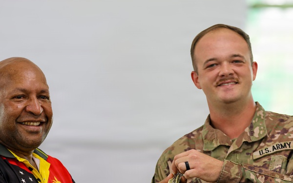 844th Engineer Battalion transfers renovated school during Tamiok Strike 26