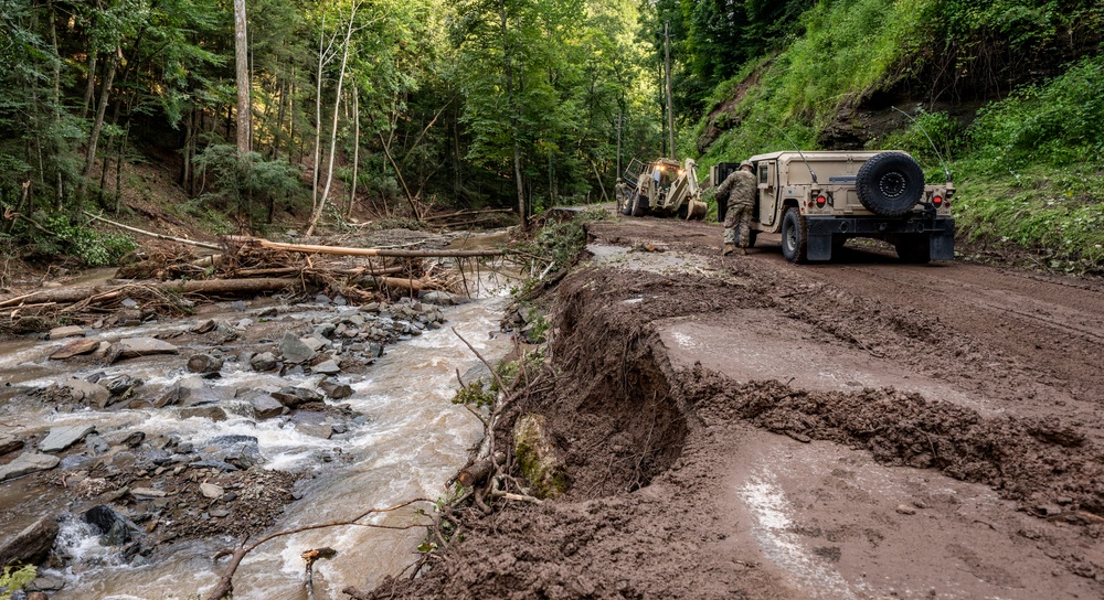 W.Va. Guard Conducts Flood Response Operations