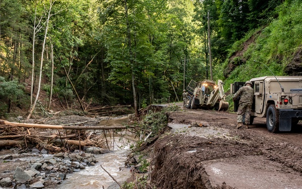 W.Va. Guard Conducts Flood Response Operations