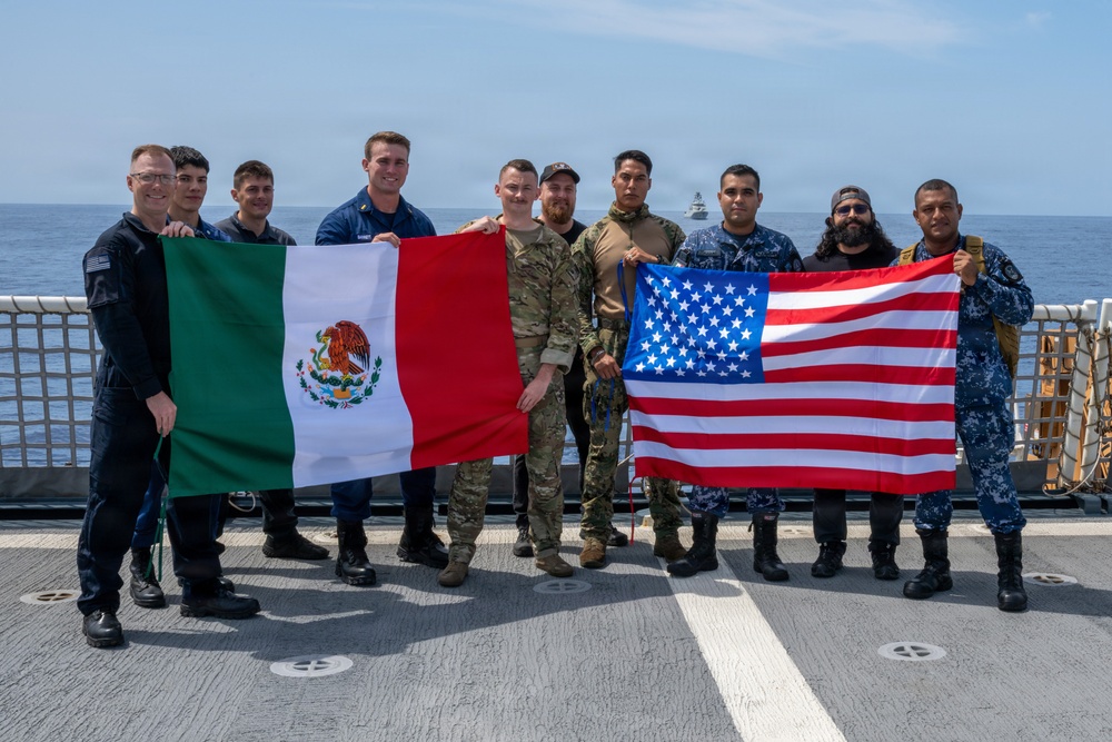 U.S. Coast Guard trains during RIMPAC 2026