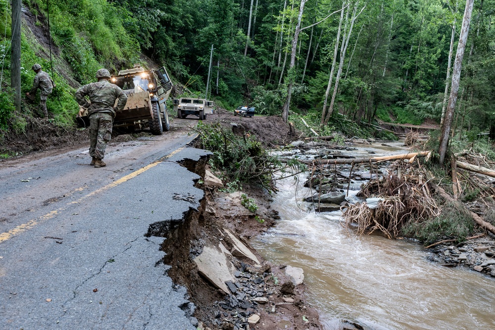 W.Va. Guard Conducts Flood Response Operations
