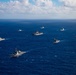 Partner nations participate in group sail lead by the USS Theodore Roosevelt during RIMPAC 26