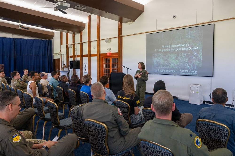Mission Marge brings legacy of America’s ‘Ace of Aces’ to Guam Airmen