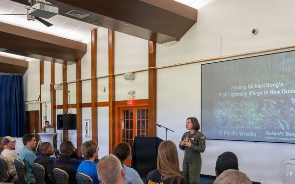 Mission Marge brings legacy of America’s ‘Ace of Aces’ to Guam Airmen