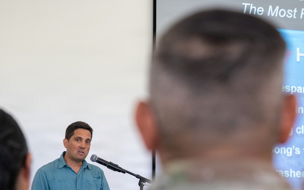 Mission Marge brings legacy of America’s ‘Ace of Aces’ to Guam Airmen