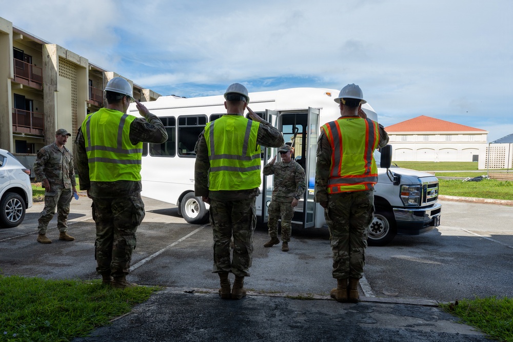 PACAF A4 assesses Andersen dormitory renovations, logistics warehouses