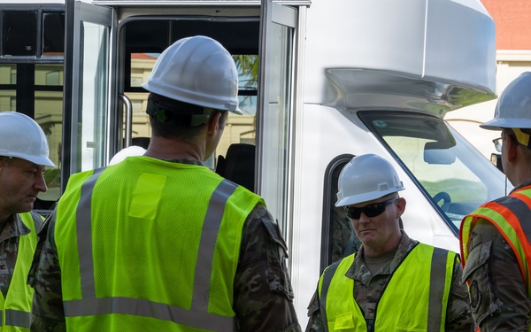 PACAF A4 assesses Andersen dormitory renovations, logistics warehouses