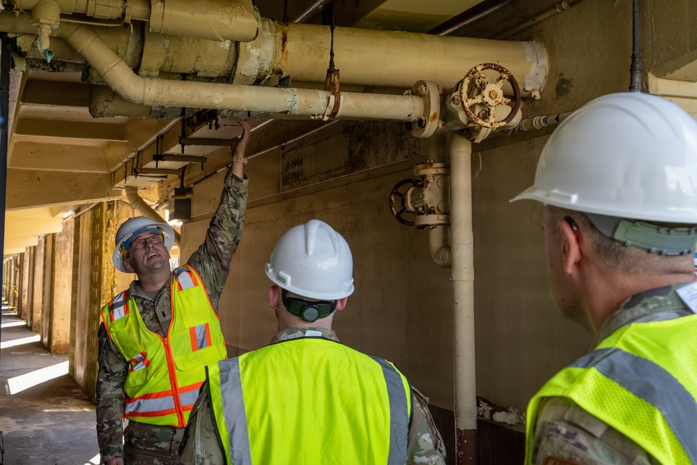 PACAF A4 assesses Andersen dormitory renovations, logistics warehouses