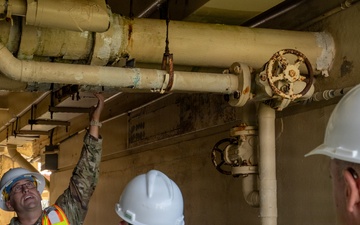 PACAF A4 assesses Andersen dormitory renovations, logistics warehouses