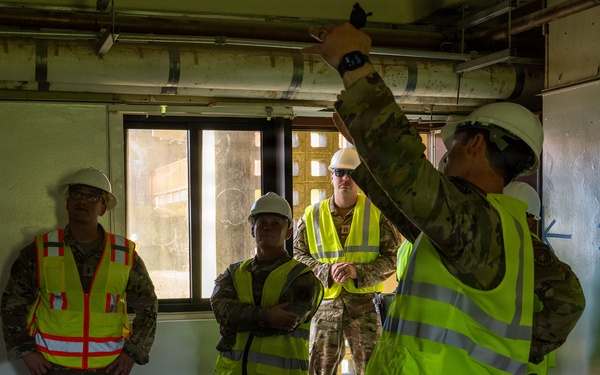 PACAF A4 assesses Andersen dormitory renovations, logistics warehouses