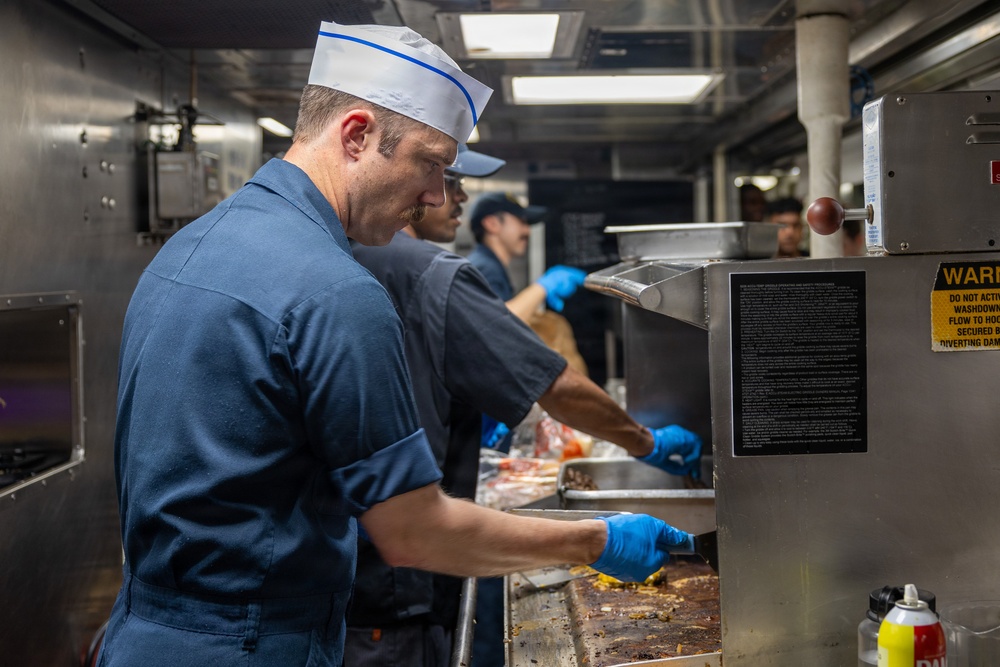 USS John Paul Jones (DDG 53) conducts routine operations while deployed