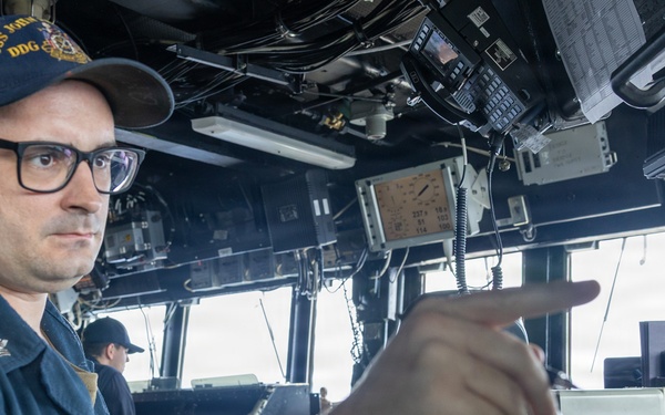 USS John Paul Jones (DDG 53) conducts routine operations while deployed