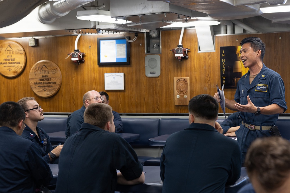 USS John Paul Jones (DDG 53) conducts routine operations while deployed
