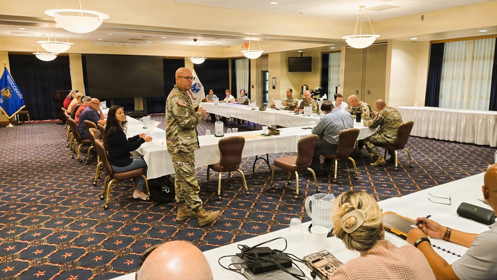 Fort McCoy Garrison, tenant organization leaders share installation updates during July 2026 meeting