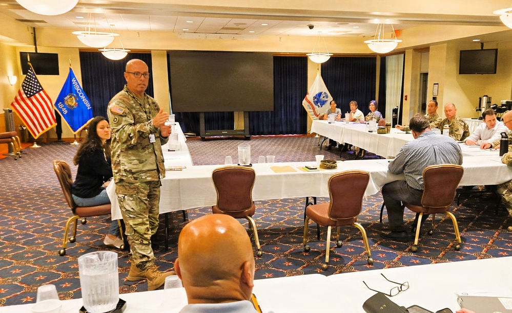 Fort McCoy Garrison, tenant organization leaders share installation updates during July 2026 meeting