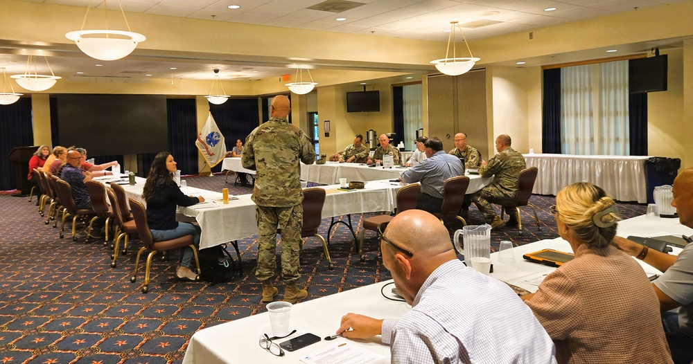Fort McCoy Garrison, tenant organization leaders share installation updates during July 2026 meeting