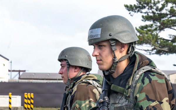 Wolf Pack Security Forces &amp; Fire Department respond to simulated base fire