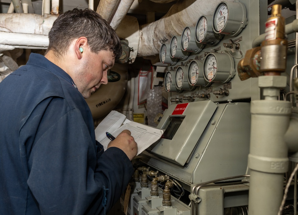 USS John Paul Jones (DDG 53) conducts routine operations while deployed