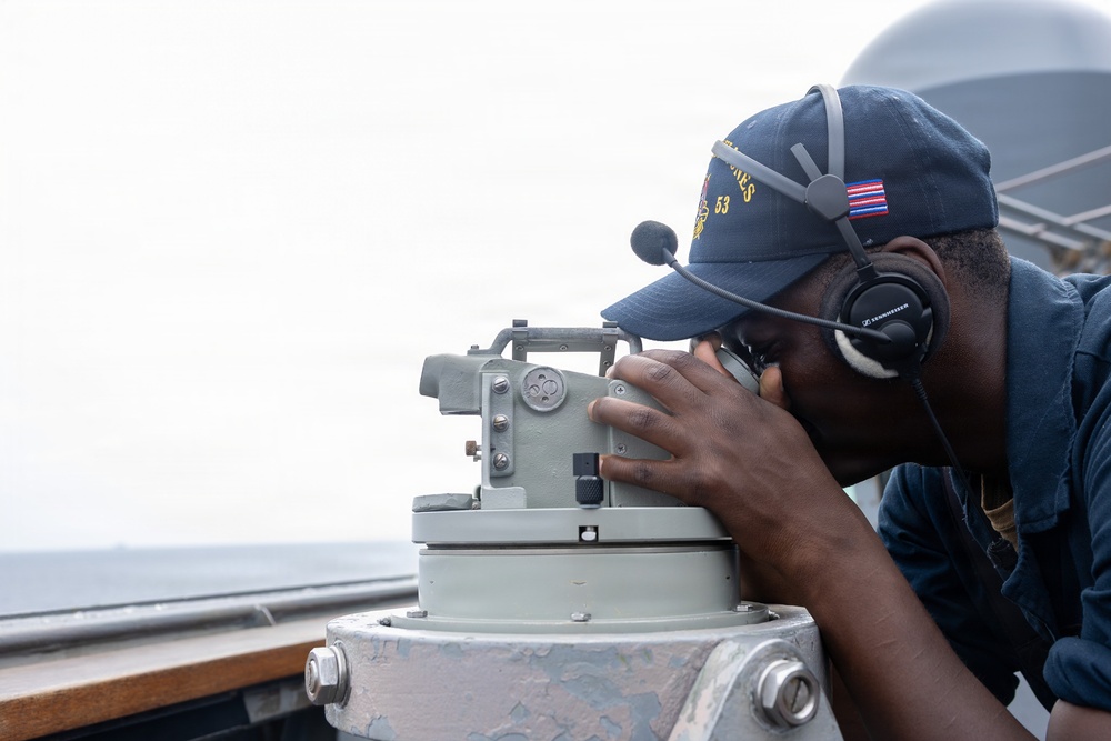 USS John Paul Jones (DDG 53) conducts routine operations while deployed