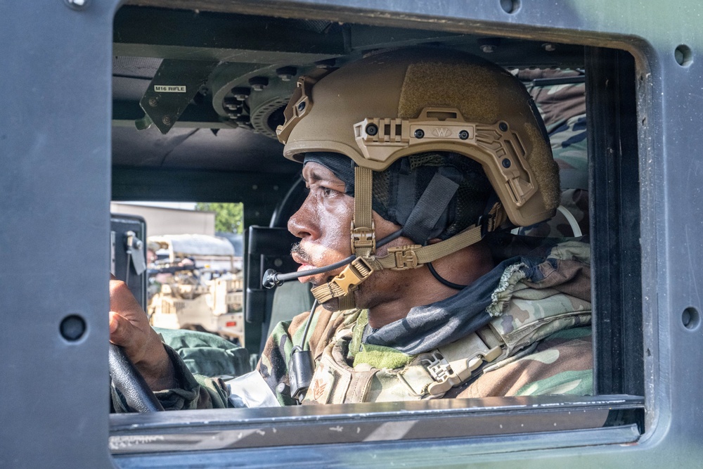 Wolf Pack Security Forces &amp; Fire Department respond to simulated base fire