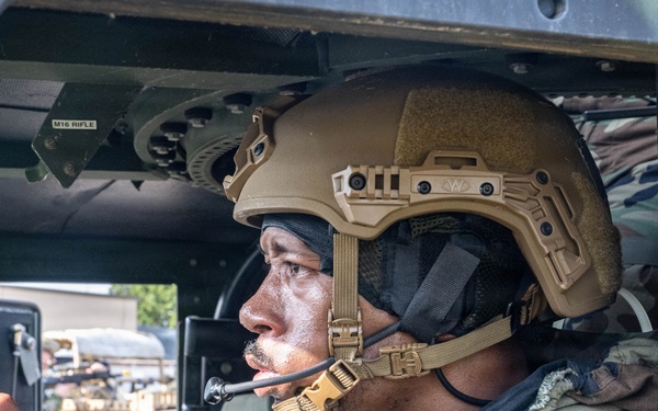 Wolf Pack Security Forces &amp; Fire Department respond to simulated base fire