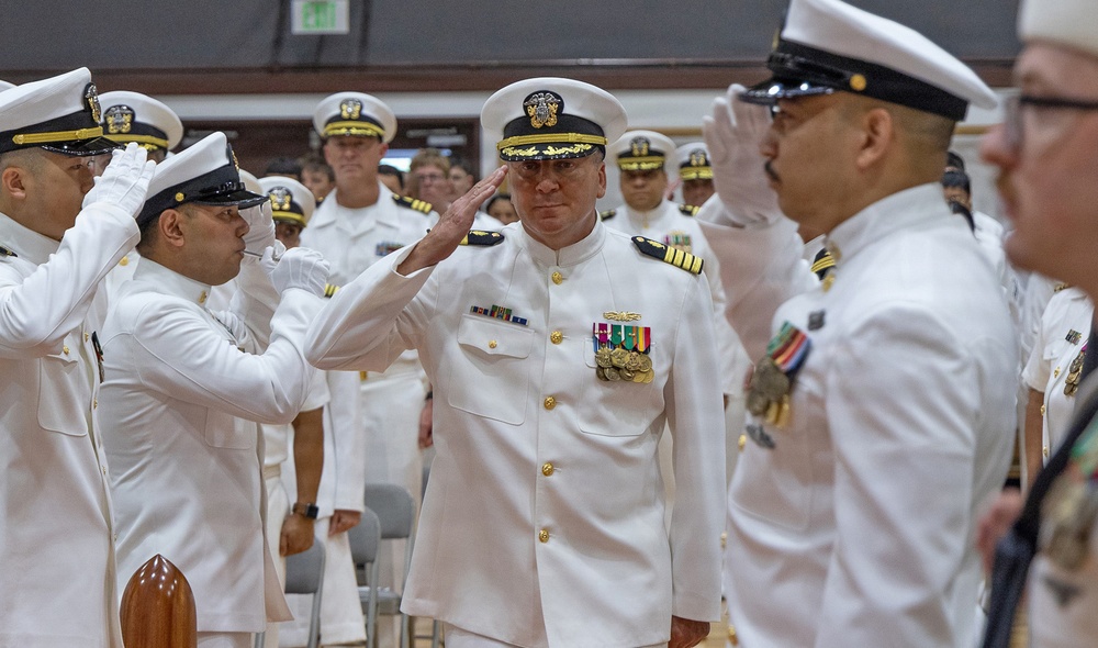 Capt. Joshua A. Miller Relieves Capt. Torrin W. Velazquez as USNMRTC Yokosuka Commanding Officer