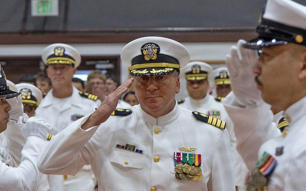 Capt. Joshua A. Miller Relieves Capt. Torrin W. Velazquez as USNMRTC Yokosuka Commanding Officer