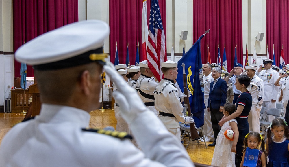 Capt. Joshua A. Miller Relieves Capt. Torrin W. Velazquez as USNMRTC Yokosuka Commanding Officer