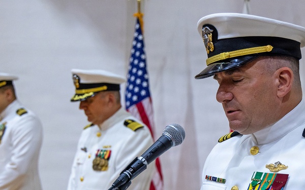 Capt. Joshua A. Miller Relieves Capt. Torrin W. Velazquez as USNMRTC Yokosuka Commanding Officer