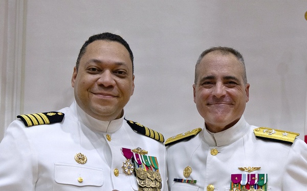 Capt. Joshua A. Miller Relieves Capt. Torrin W. Velazquez as USNMRTC Yokosuka Commanding Officer